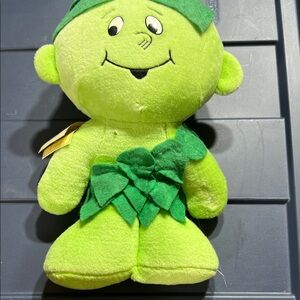 Vintage “Speaking Sprout” Green Plush Toy